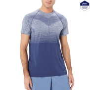 Asics Seamless SS Men's Top, Denim Blue/Thunder Blue