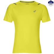 Asics Top Icon SS Running T-Shirt, Lemon Spark