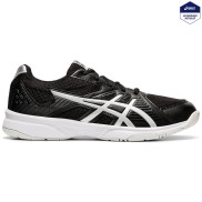 Asics Upcourt 3 Men's Indoor Shoes, Black/Silver