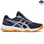 Asics Upcourt 4 Women's Indoor Shoes, Peacoat/Silver