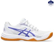 Asics Upcourt 5 Women's Indoor Shoes, White/Blue Violet