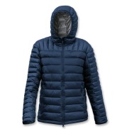 AST Men's Padded Jacket with hoody, blue