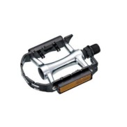 Barbieri Fixed-City Bike Alloy Pedals Silver/Black Color 256g