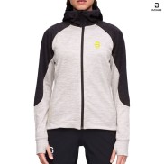 Bjorn Daehlie Active Women's Full Zip, Quiet Grey