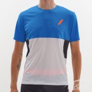 Bjorn Daehlie Men's T-Shirt Endorfin, Blue/White