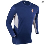 Bjorn Daehlie Men's Wool Baselayer Sweater Training LS, Blue
