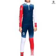 Bjorn Daehlie Racesuit 2-Piece Oberstdorf Jr Kids, Norwegian Flag