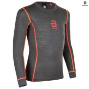 Bjorn Daehlie Training Merino Wool LS Jr Kids, Iron