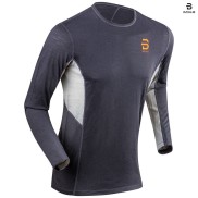 Bjorn Daehlie Wool Baselayer Sweater Training LS Men's, Iron