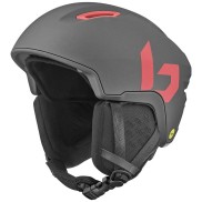 Bolle Atmos Mips Ski Helmet, Titanium Red Matte