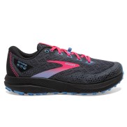 Brooks Divide 3 Women's Trail Running Shoes, Ebony/Black/Diva Pink
