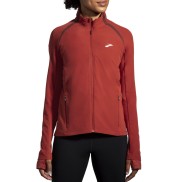 Brooks Fusion Women's Hybrid Jacket, Copper/Run Raisin