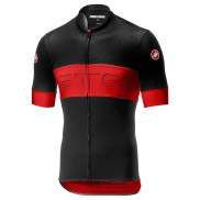 Castelli Prologo Vi Men's Short Sleeve, Black/Red | Velo Krekls