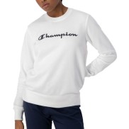 Champion Big Logo Women's Crewneck Sweatshirt, White