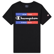 Champion Crewneck Boys T-Shirt, Black