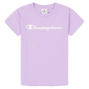 Champion Crewneck Girls T-Shirt, Purple
