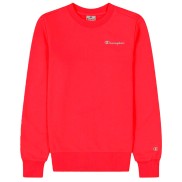 Champion Script Logo Cotton Women's Sweatshirt, Red