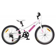 Classic Star 20'' Kids Bike, White/Pink
