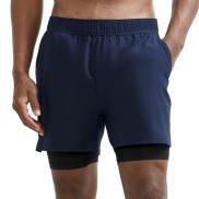 Craft ADV Essence 2-in-1 Stretch Shorts Men's, Navy
