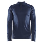 Craft Men's Eaze LS Half Zip Tee, Blaze