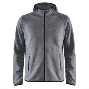 Craft Men's Emotion Full Zip Hood, Grey