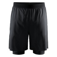 Craft Vent 2in1 Men's Racing Shorts, Black | Vīriešu Skriešanas Šorti