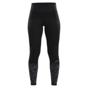 Craft Warm Women's Train Wind Tights, Black/Asphalt