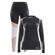 Craft Women's Baselayer Set, Grey Melange
