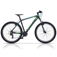 Cross GRX 7 VB 27.5" MTB Bike, Black/Green