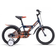 CTM Flash 16'' Kids Bike, Blue/Orange