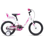 CTM Marry 16'' Girls Bike, White/Violet