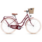 CTM Summer 28'' Women's City Bike, Burgundy