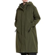 Didriksons Alicia Women's Oversize Parka Long, Deep Green