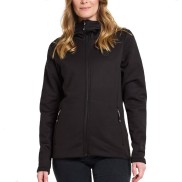Didriksons Anneli Women's Full-zip Fleece Jacket, Black