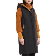 Didriksons Aviva Women's Vest, Black/Cayenne