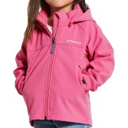Didriksons Dellen Softshell Kids Jacket 4, Sweet Pink