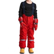 Didriksons Idre 3 Kid's Pants, Chili Red