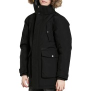 Didriksons Jerke Boys Parka, Black