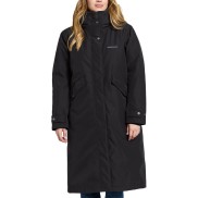 Didriksons Mia Women's Parka Long, Black