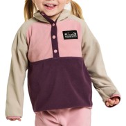 Didriksons Monte Kids Half Button, Plumb