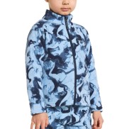 Didriksons Monte Printed Kids Full-Zip, Salt Dk Blue