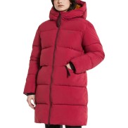 Didriksons Nomi Women's Oversize Parka, Ruby Red