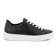 Ecco Street Tray Women's Shoes, Black/White