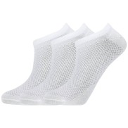 Endurance Athlecia Comfort-Mesh Low Cut Women's Sock 3-Pack, White