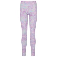 Endurance Konwich Jr. Waist Printed Tights, Pink Print