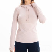 Endurance Vicki Women's Melange Seamless Hoody, Peachskin