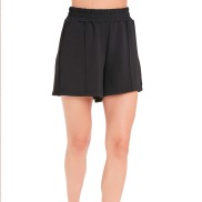 Endurance Athlecia Jacey Women's High Waisted Lounge Shorts, Black