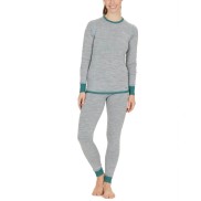 Endurance Binna Women's Merino Wool Baselayer Set, Hydro