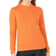 Endurance Chalina Women's L/S Tee, Tangerine