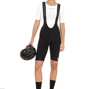 Endurance Elite X1 Bike Women's Core Short Tights W/Bib, Black